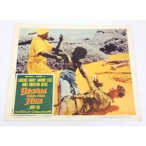 Storm Over The Nile 1955 Lobby Card Movie Poster Anthony Steel British Adventure